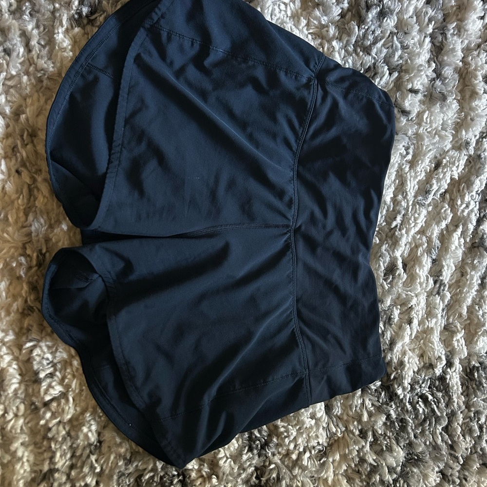 Lululemon Navy Shorts with Elastic Waistband